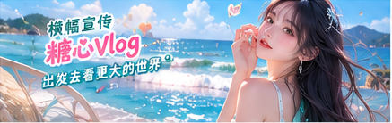 周末出游主题画面